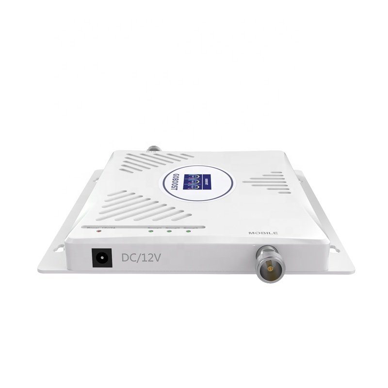 Goboost update triple band 900 1800 2100 Mhz 70 db 2g 3g 4g universal repeater cellular signal booster amplifier for home office
